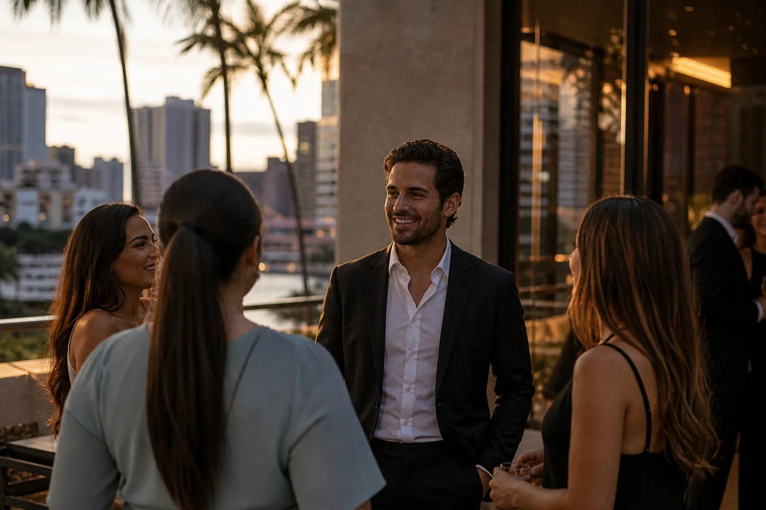 Venezuelan American professionals in Miami representing a high-income, brand-conscious Hispanic market segment without an existing brand strategy